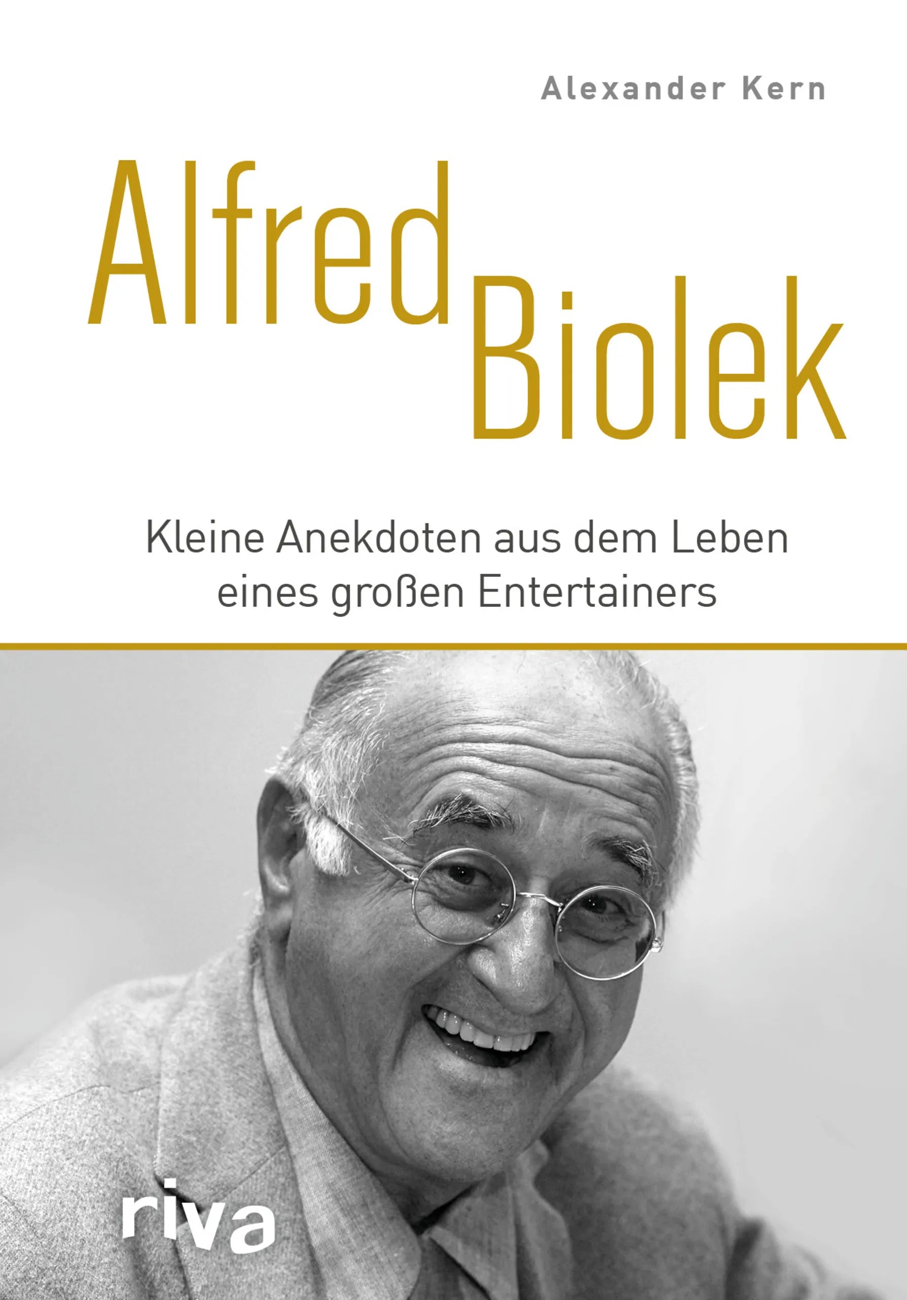Buchcover von 'Alfred Biolek' - Gebundene Ausgabe von Alexander Kern