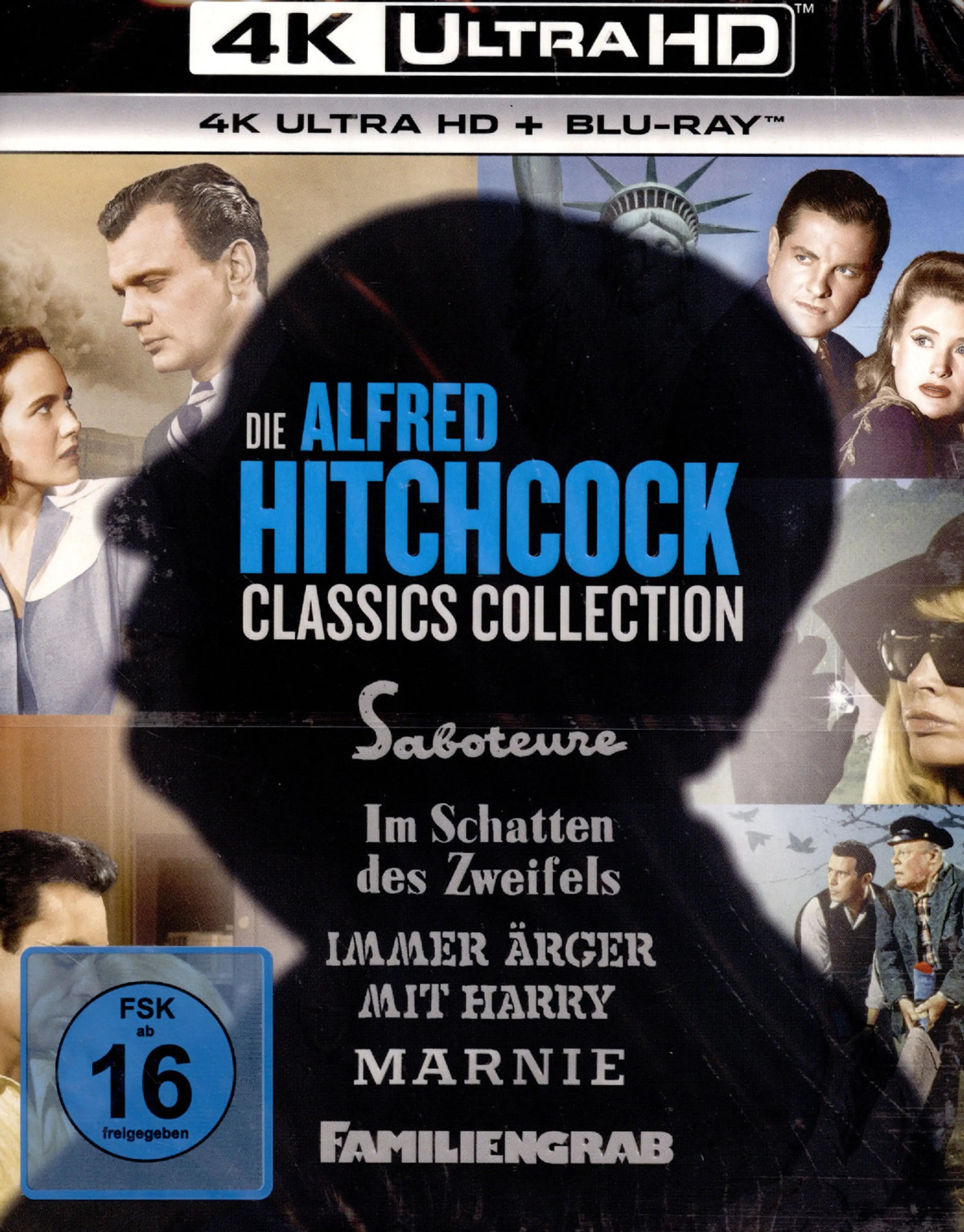 Alfred Hitchcock Collection 4K Ultra HD Blu-ray Cover – Frontcover Bild