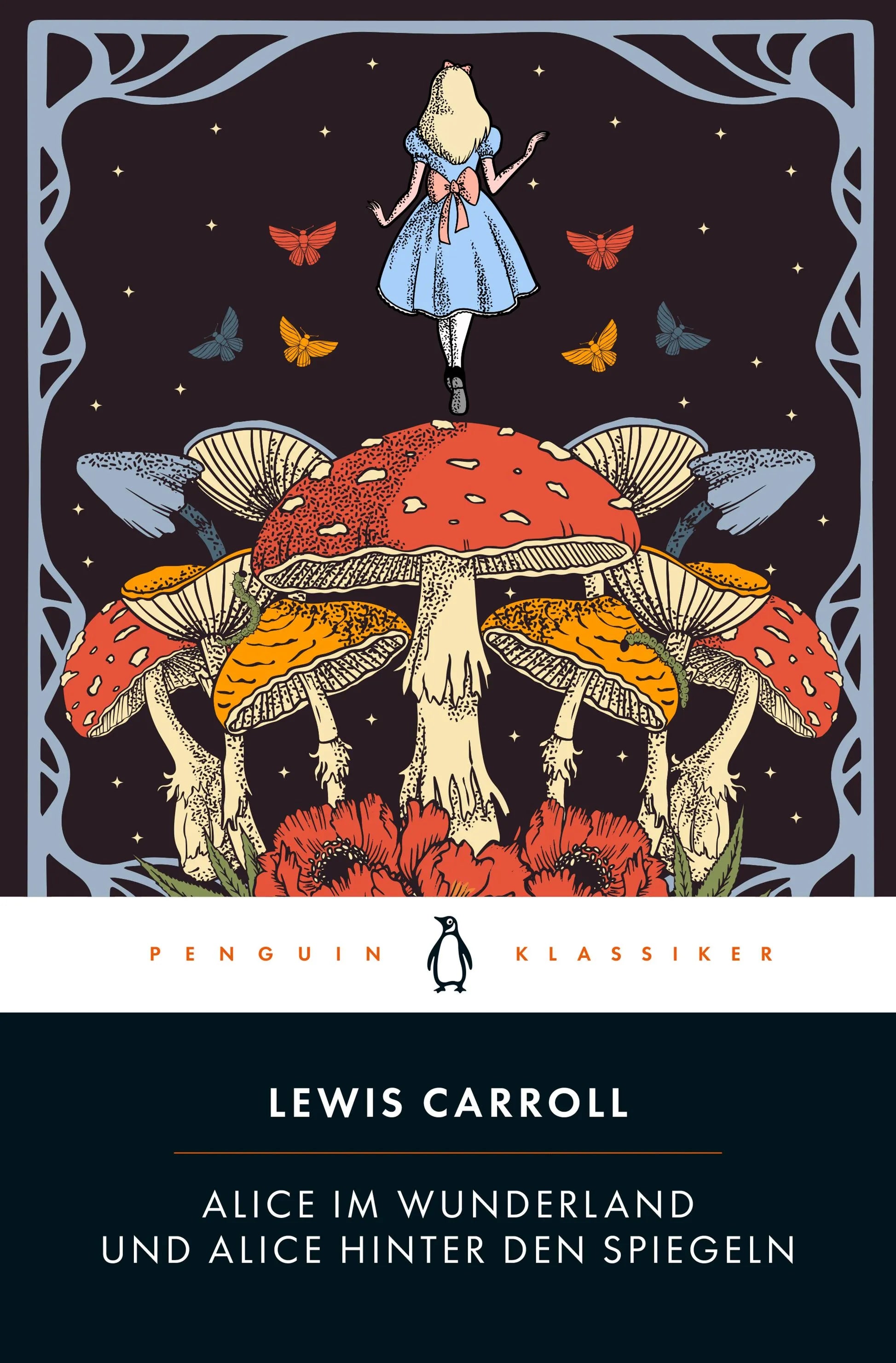 Cover: Alice im Wunderland & Alice hinter den Spiegeln (Taschenbuch) von Lewis Carroll