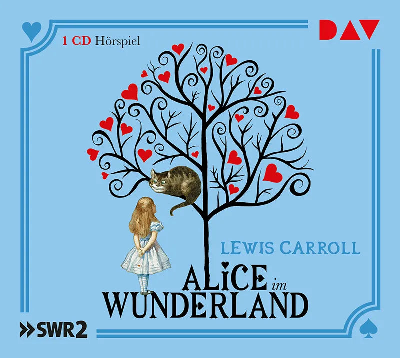 Buchcover von 'Alice im Wunderland' - Hörbuch (CD) von Lewis Carroll