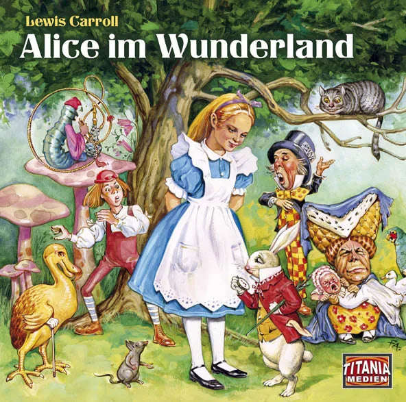 Buchcover von 'Alice im Wunderland' - Hörbuch (CD) von Lewis Carroll