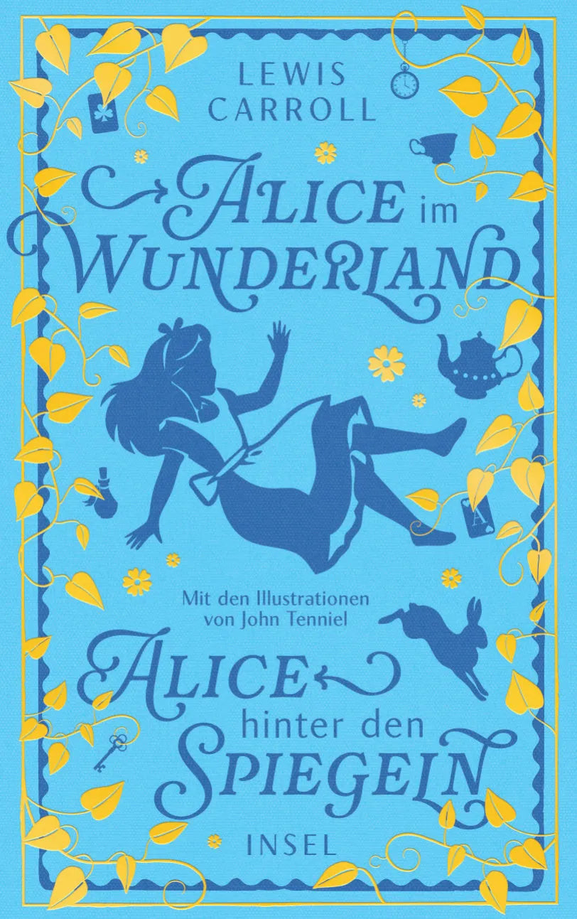 Cover: Alice im Wunderland und Alice hinter den Spiegeln (Hardcover) von Lewis Carroll