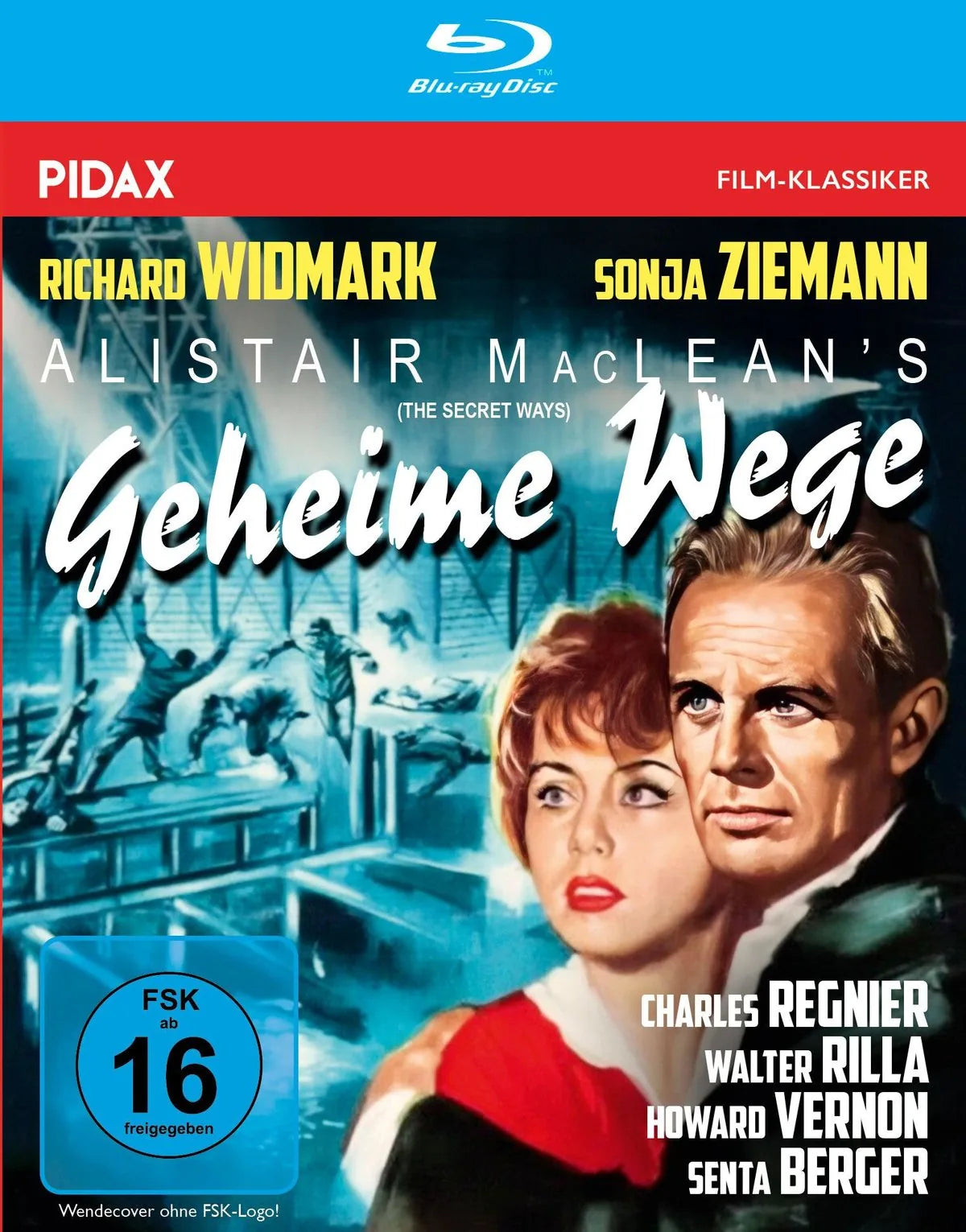 Blu-ray-Cover: Alistair MacLean: Geheime Wege. Regie: Phil Karlson