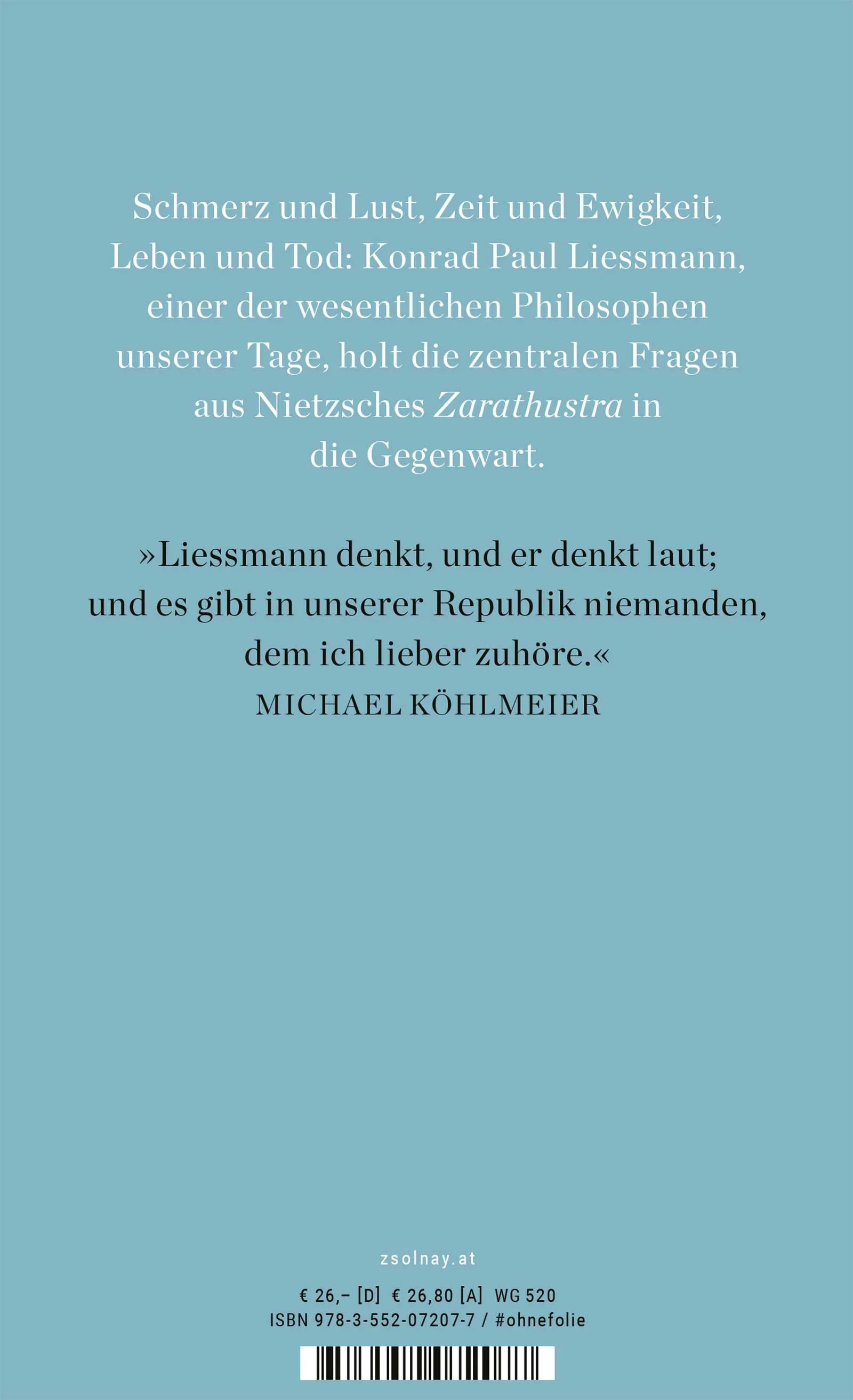 Konrad Paul Liessmann - Alle Lust will Ewigkeit