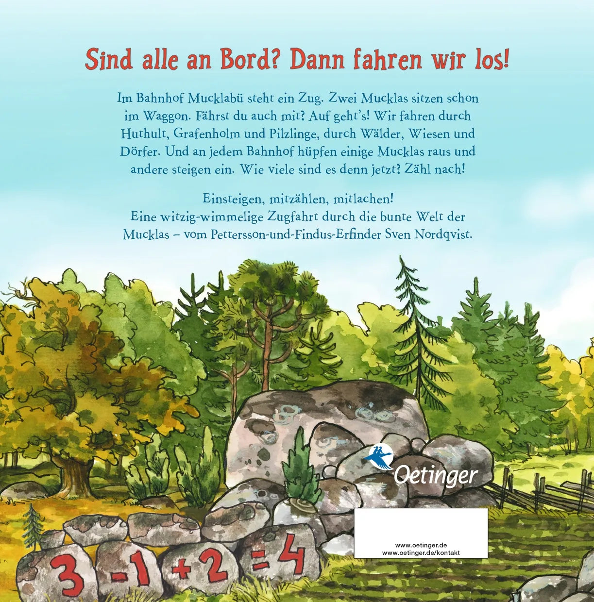 Rückseite: Alle Mucklas einsteigen! (Hardcover)