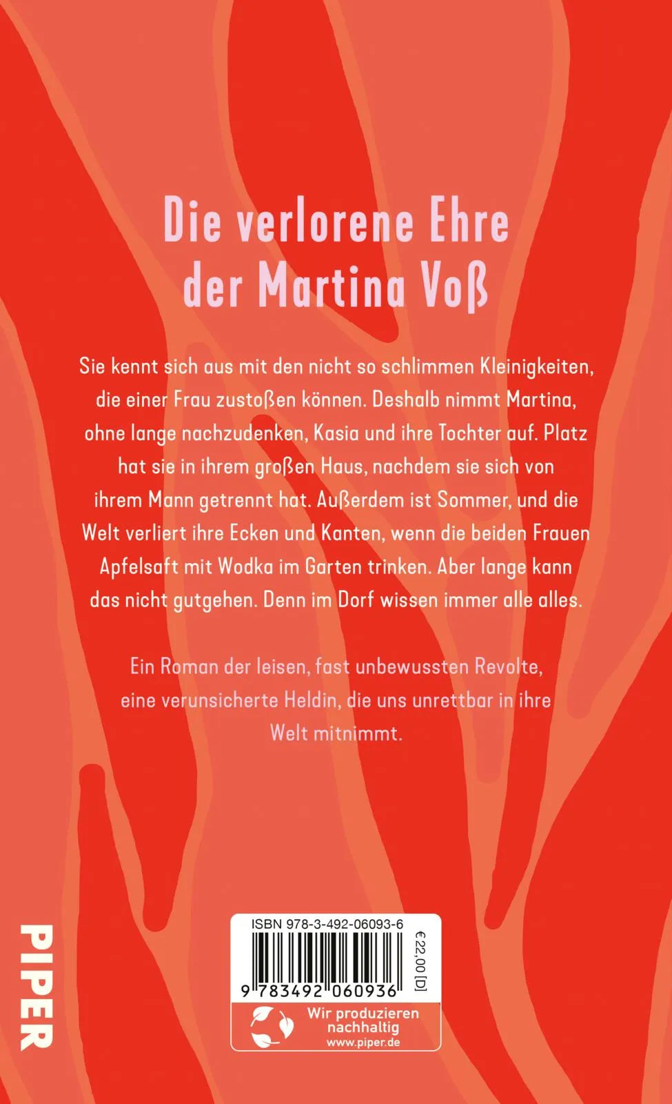 Buchrückseite von 'Alle wissen hier alles' mit Klappentext - Gebundene Ausgabe