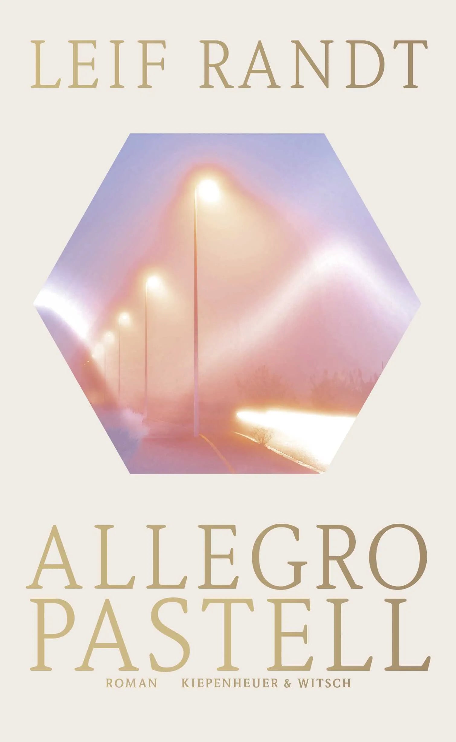 Buchcover von 'Allegro Pastell' - Gebundene Ausgabe von Leif Randt