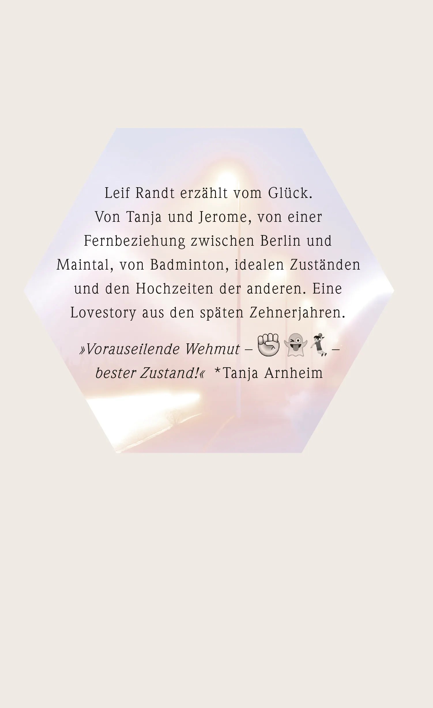 Buchrückseite von 'Allegro Pastell' mit Klappentext - Gebundene Ausgabe