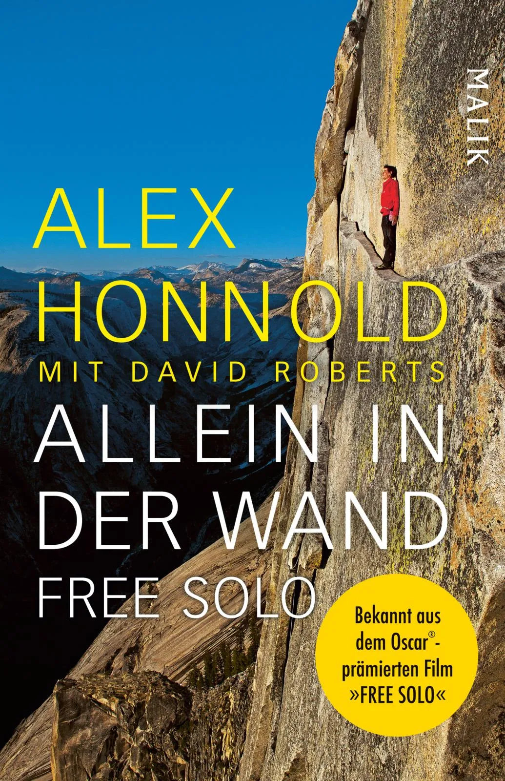 Buchcover von 'Allein in der Wand – Free Solo' - Taschenbuch von Alex Honnold