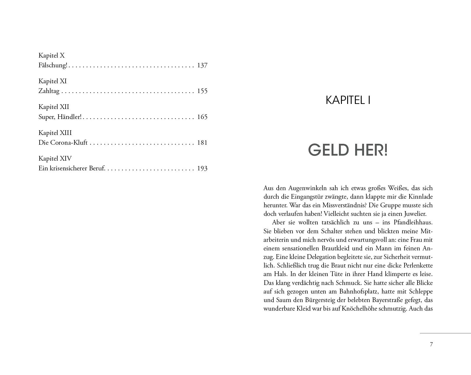 Innenansicht von 'Alles hat seinen Preis' - Gebundene Ausgabe