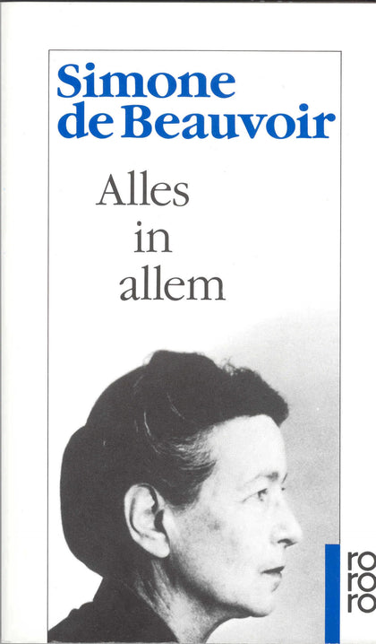 Buchcover von 'Alles in allem' - Taschenbuch von Simone de Beauvoir