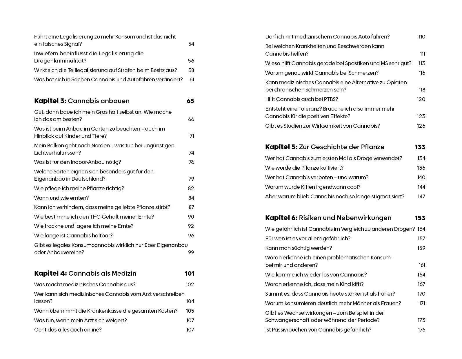 Innenansicht von 'Alles rund um Cannabis' - Taschenbuch