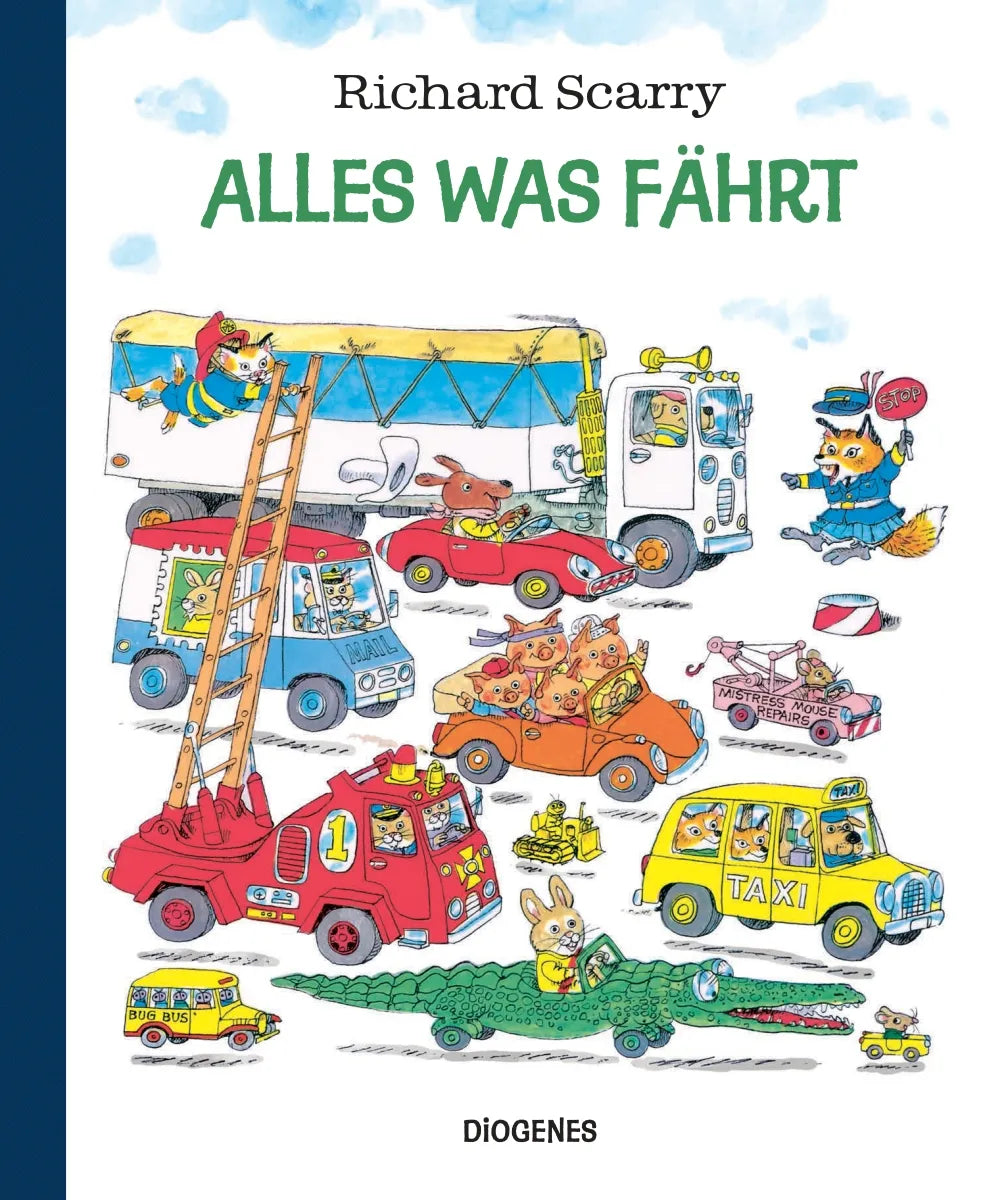 Buchcover von 'Alles was fährt' - Gebundene Ausgabe von Richard Scarry