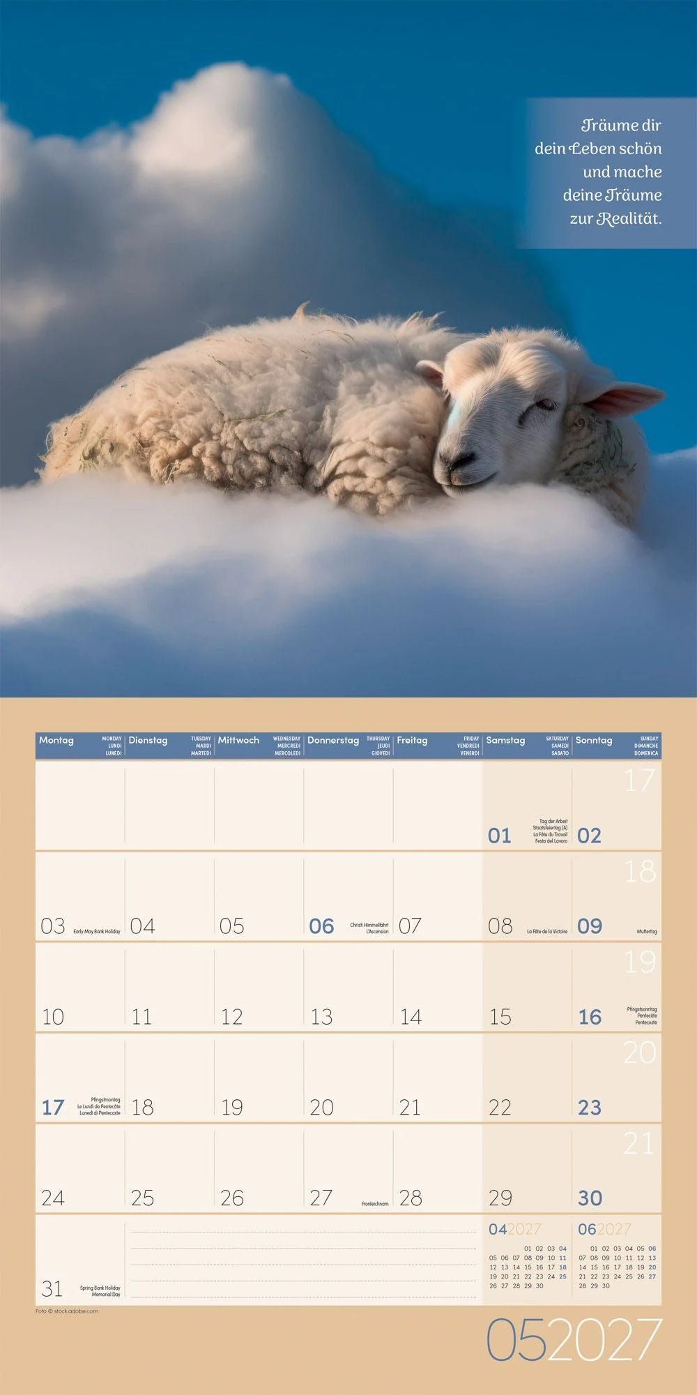 Alles wird gut Kalender 2027 - 30x30 - Art12 – Ansicht