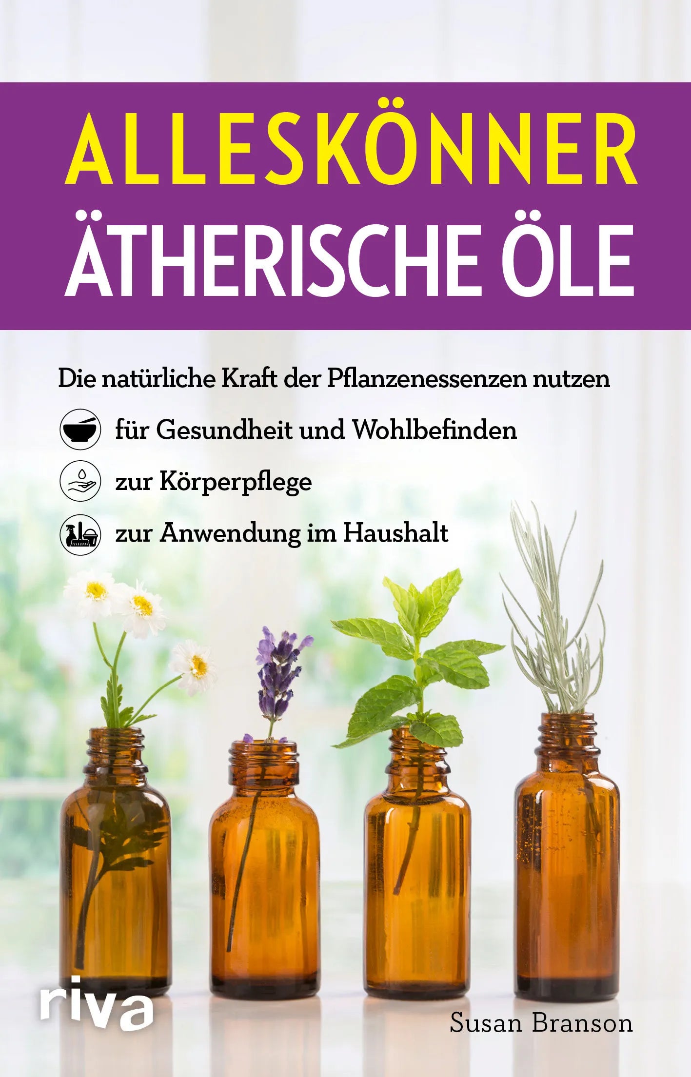Buchcover von 'Alleskönner ätherische Öle' - Taschenbuch von Susan Branson