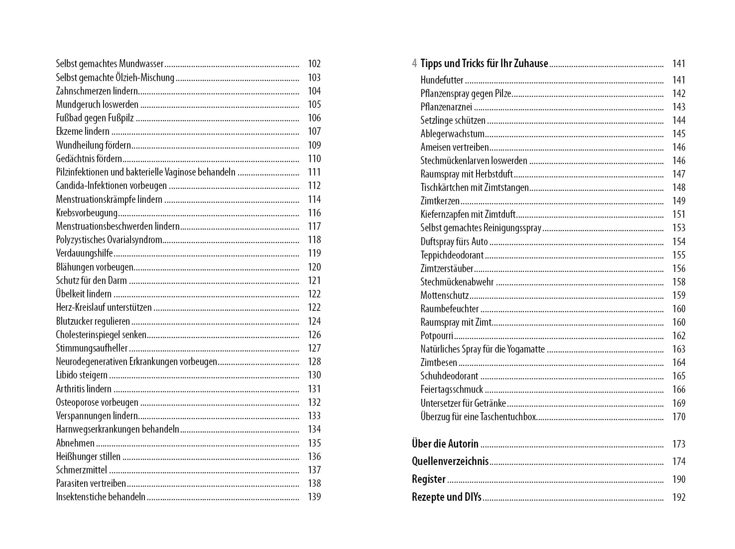 Innenansicht von 'Alleskönner Zimt' - Taschenbuch