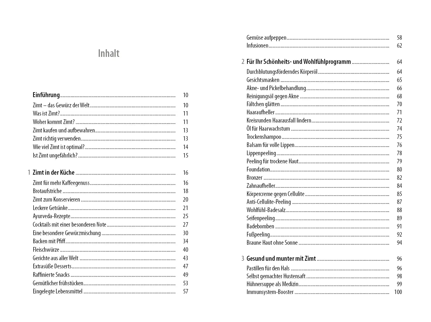 Innenansicht von 'Alleskönner Zimt' - Taschenbuch