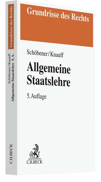 Buchcover von 'Allgemeine Staatslehre' - Taschenbuch von Burkhard Schöbener