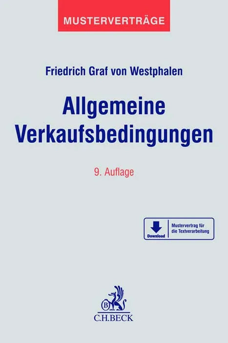 Buchcover von 'Allgemeine Verkaufsbedingungen' - Taschenbuch von Friedrich Westphalen