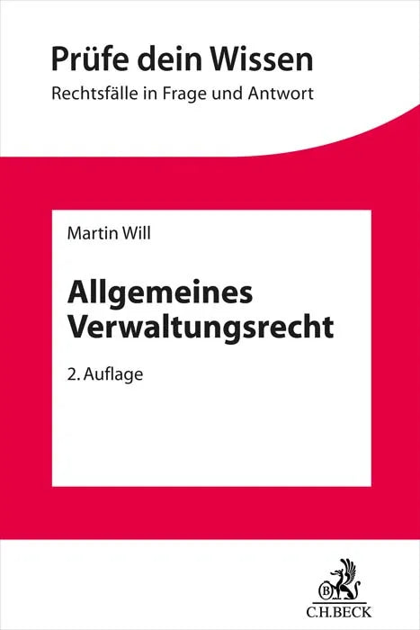 Buchcover von 'Allgemeines Verwaltungsrecht' - Taschenbuch von Martin Will