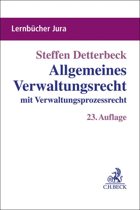 Cover: Allgemeines Verwaltungsrecht (Taschenbuch) von Steffen Detterbeck