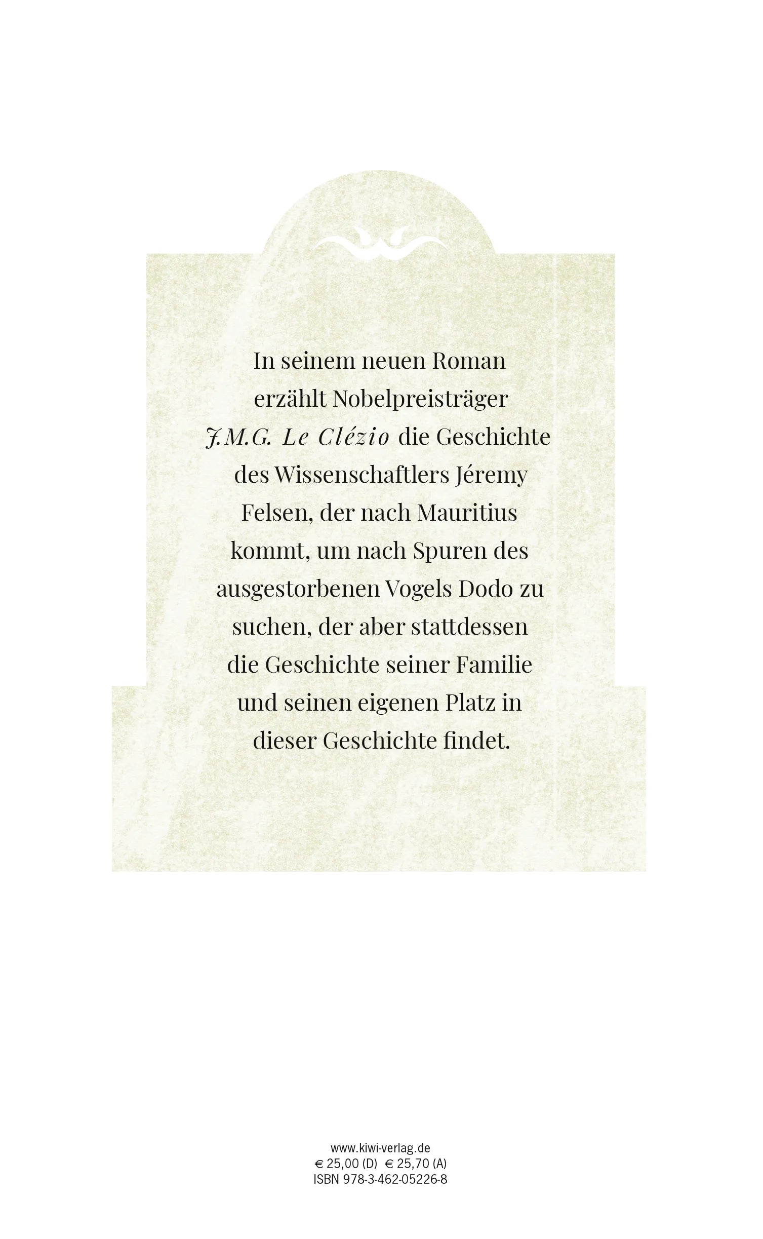 Buchrückseite von 'Alma' mit Klappentext - Gebundene Ausgabe
