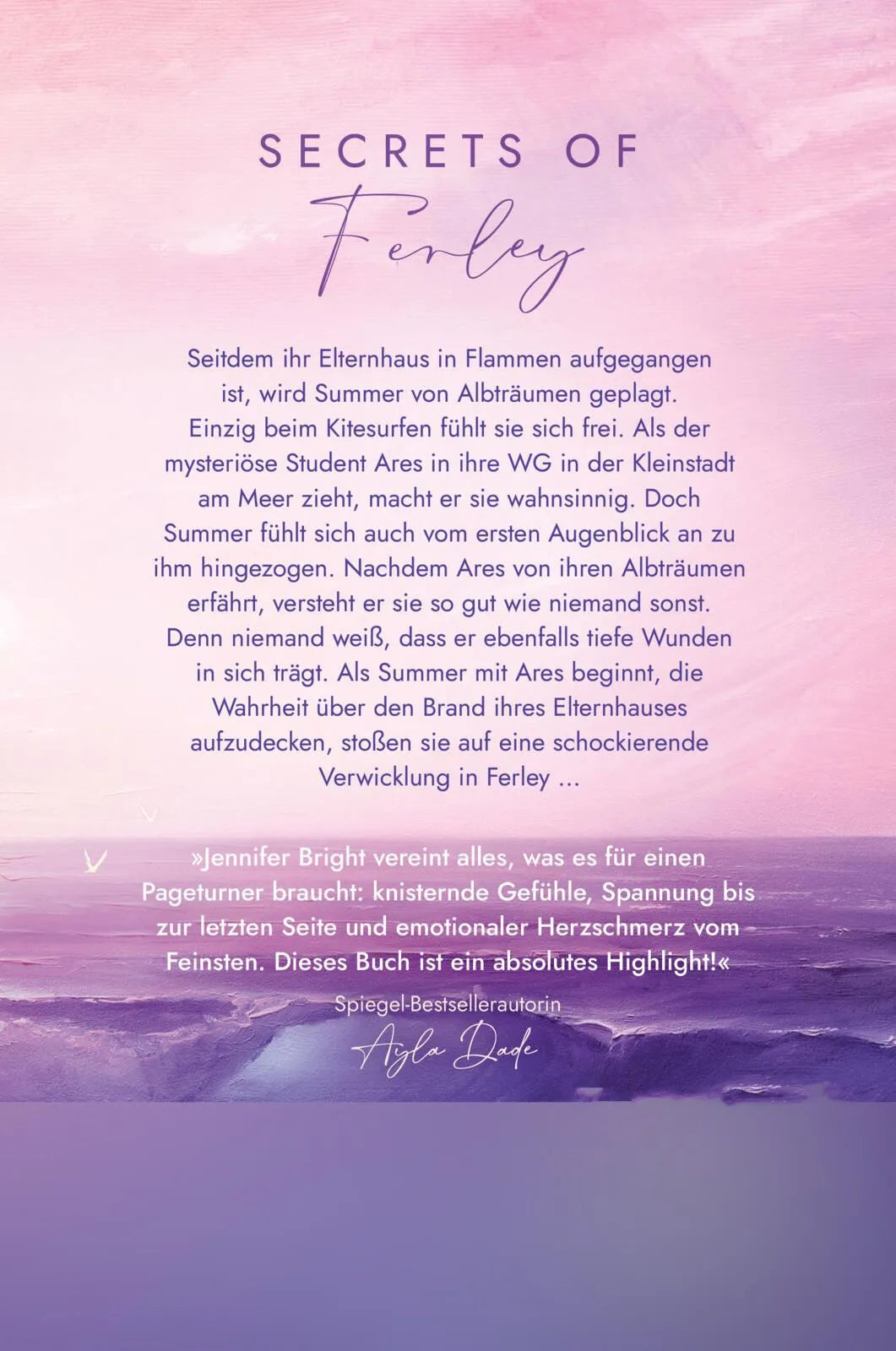 Rückseite: Almost isn't enough. Whispers by the Sea (Paperback)