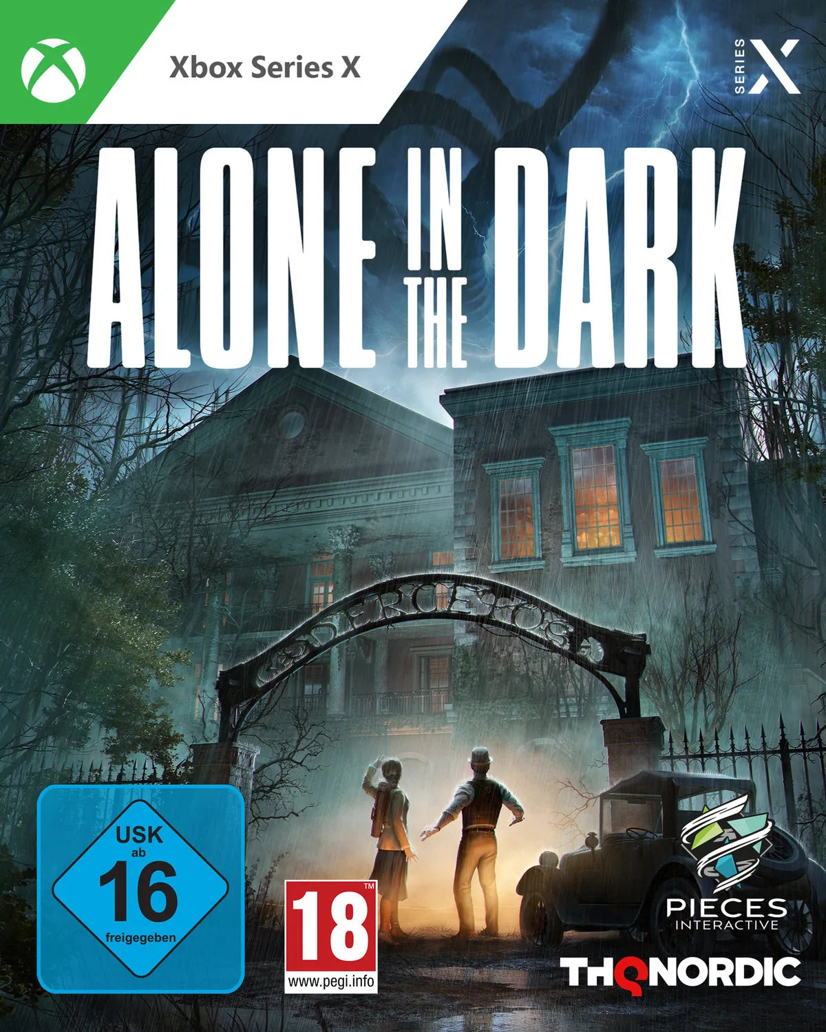 Cover: Alone in the Dark für Xbox Series X. Publisher: THQ Nordic GmbH