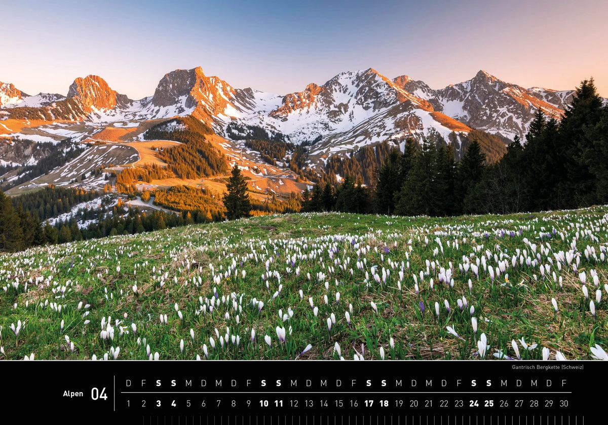Alpen Premiumkalender 2027 – Ansicht