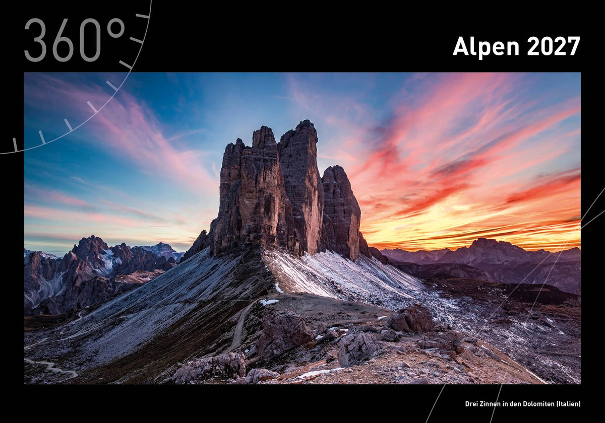 Wandkalender: Alpen Premiumkalender 2027