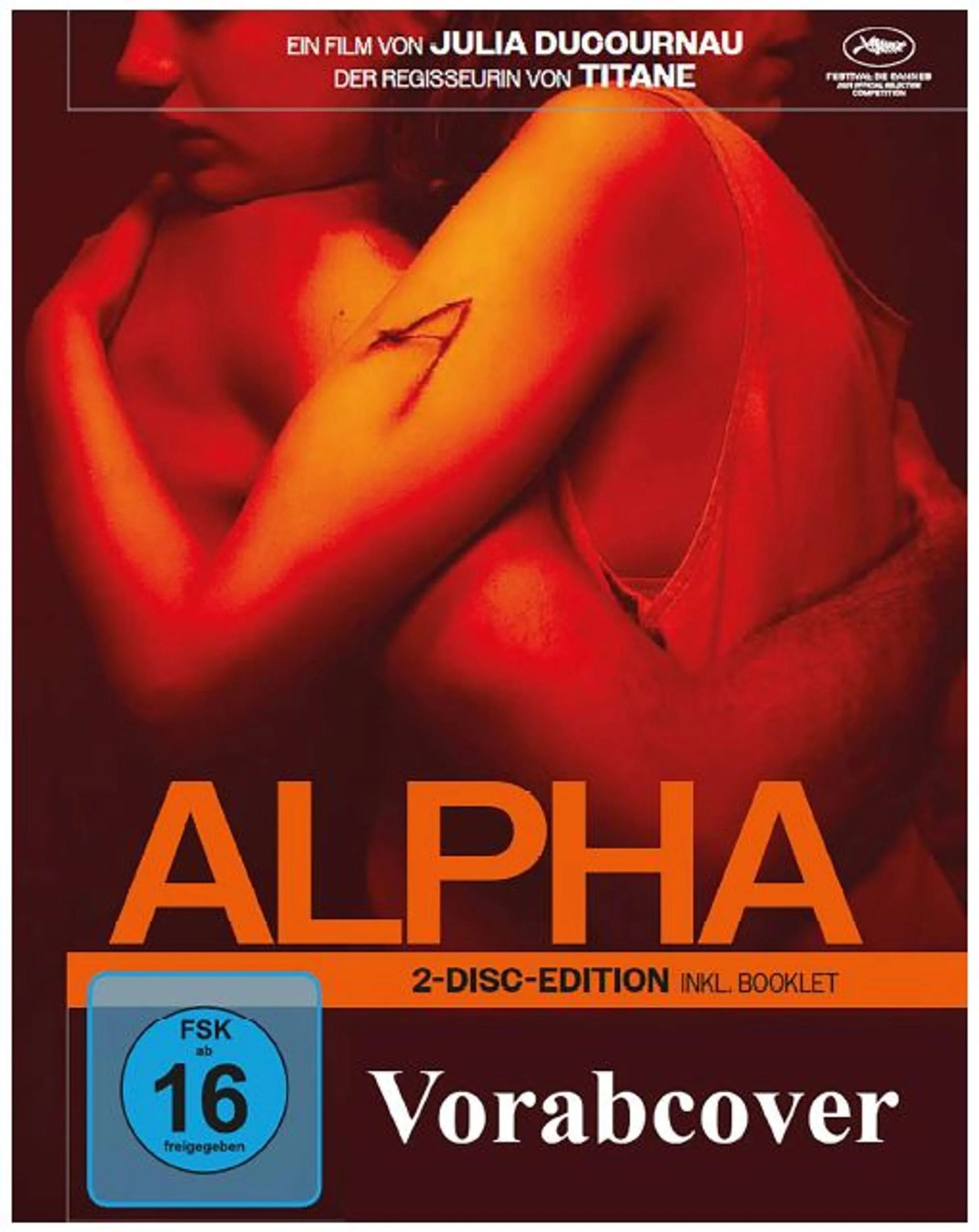 4K UHD Blu-ray-Cover: Alpha. Regie: Julia Ducournau