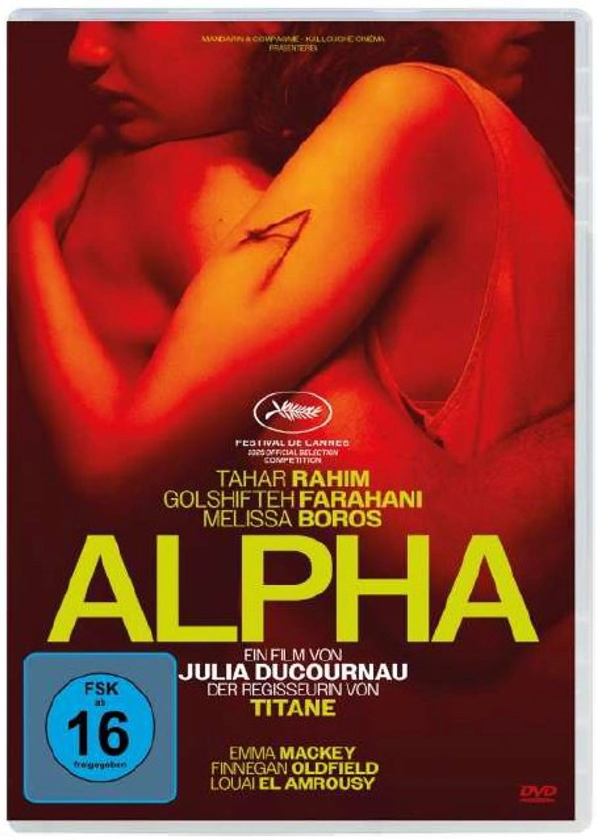 DVD-Cover: Alpha. Regie: Julia Ducournau