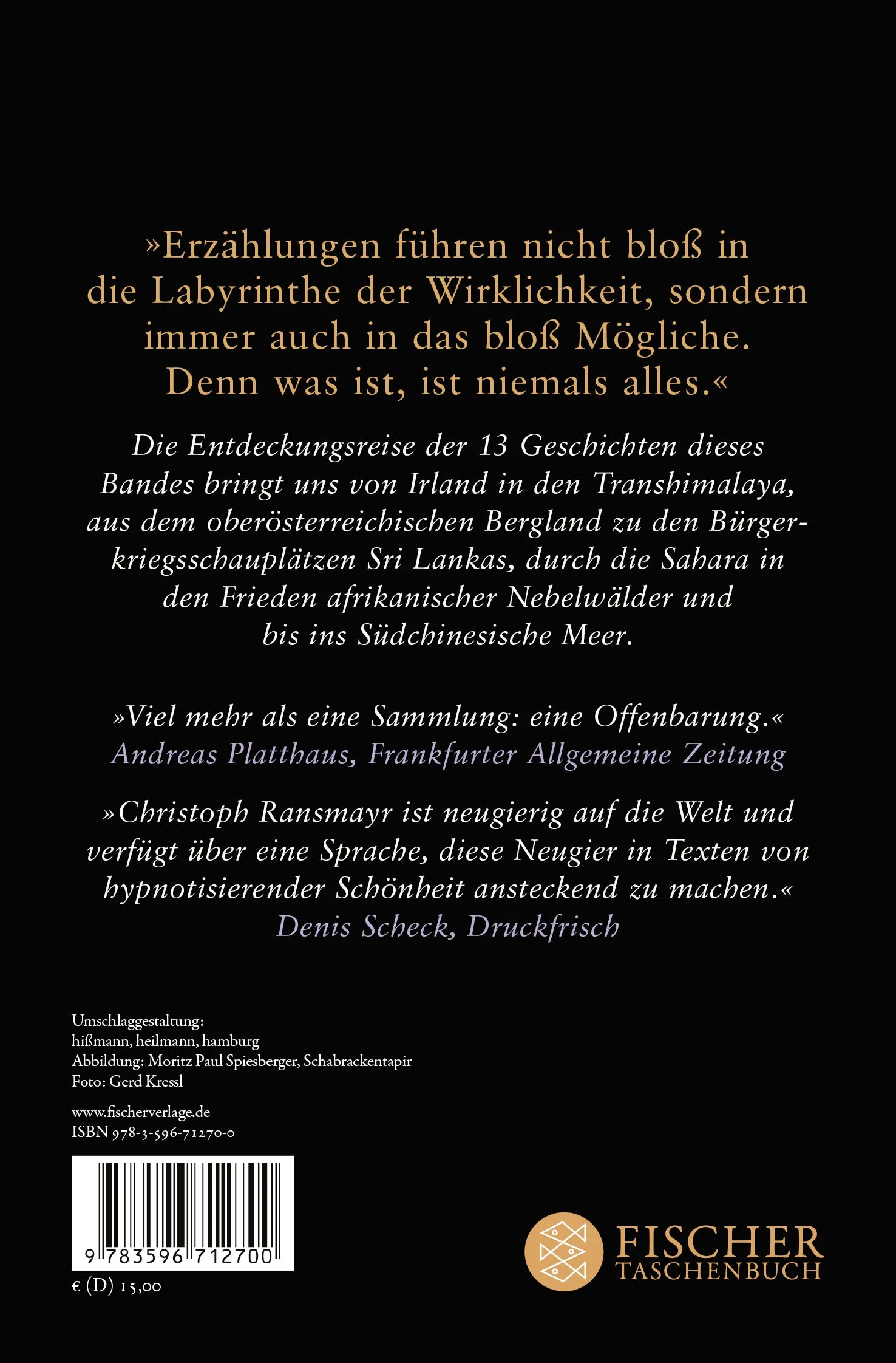Buchrückseite von 'Als ich noch unsterblich war' mit Klappentext - Taschenbuch