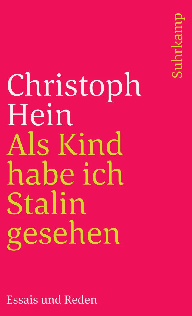 Buchcover von 'Als Kind habe ich Stalin gesehen' - Taschenbuch von Christoph Hein