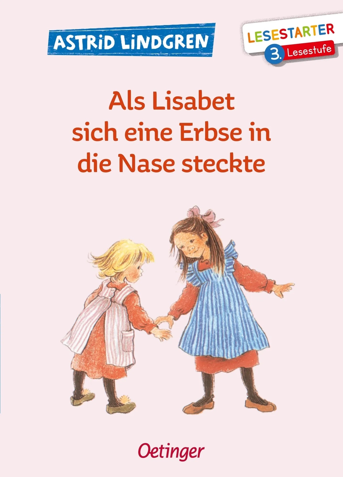 Buchcover von 'Als Lisabet sich eine Erbse in die Nase steckte' - Gebundene Ausgabe von Astrid Lindgren