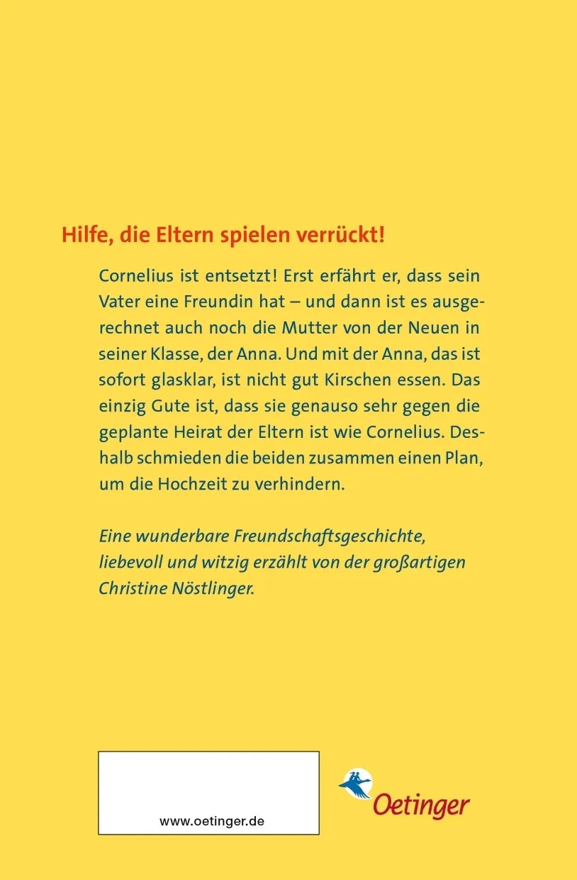 Buchrückseite von 'Als mein Vater die Mutter der Anna Lachs heiraten wollte' mit Klappentext - Taschenbuch