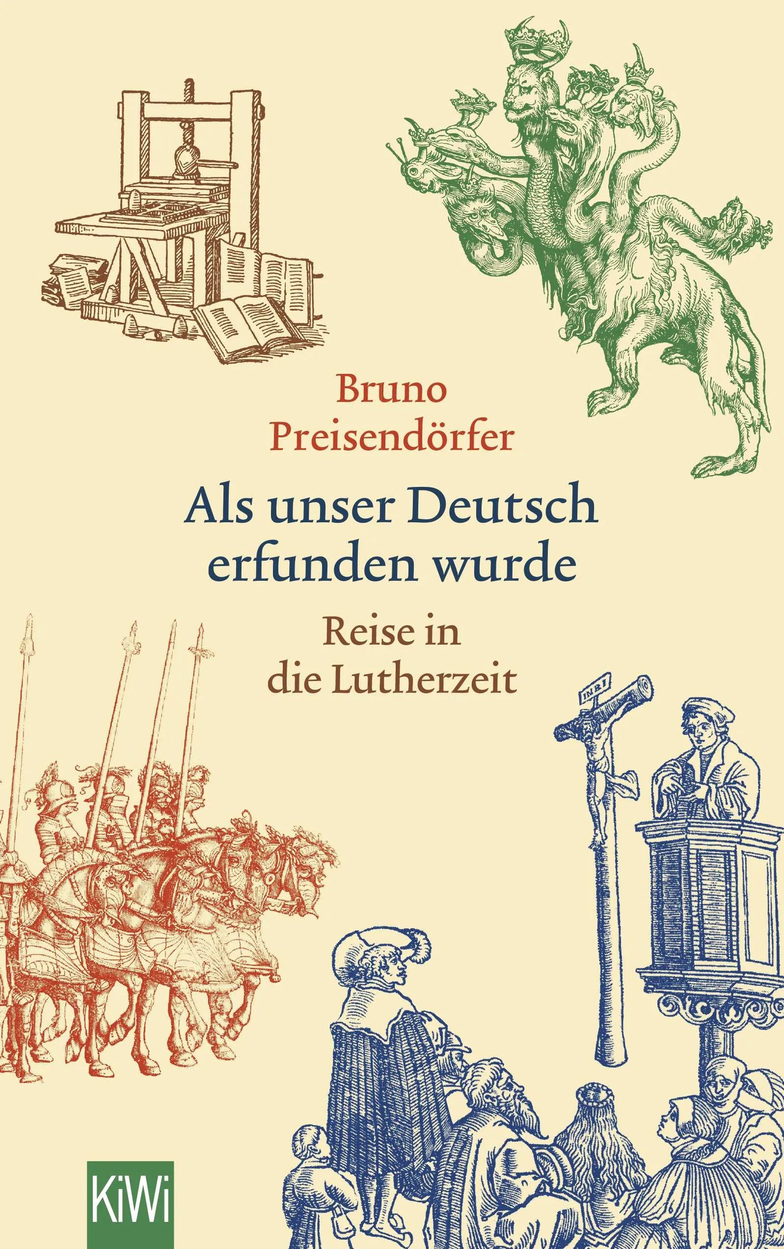 Buchcover von 'Als unser Deutsch erfunden wurde' - Taschenbuch von Bruno Preisendörfer