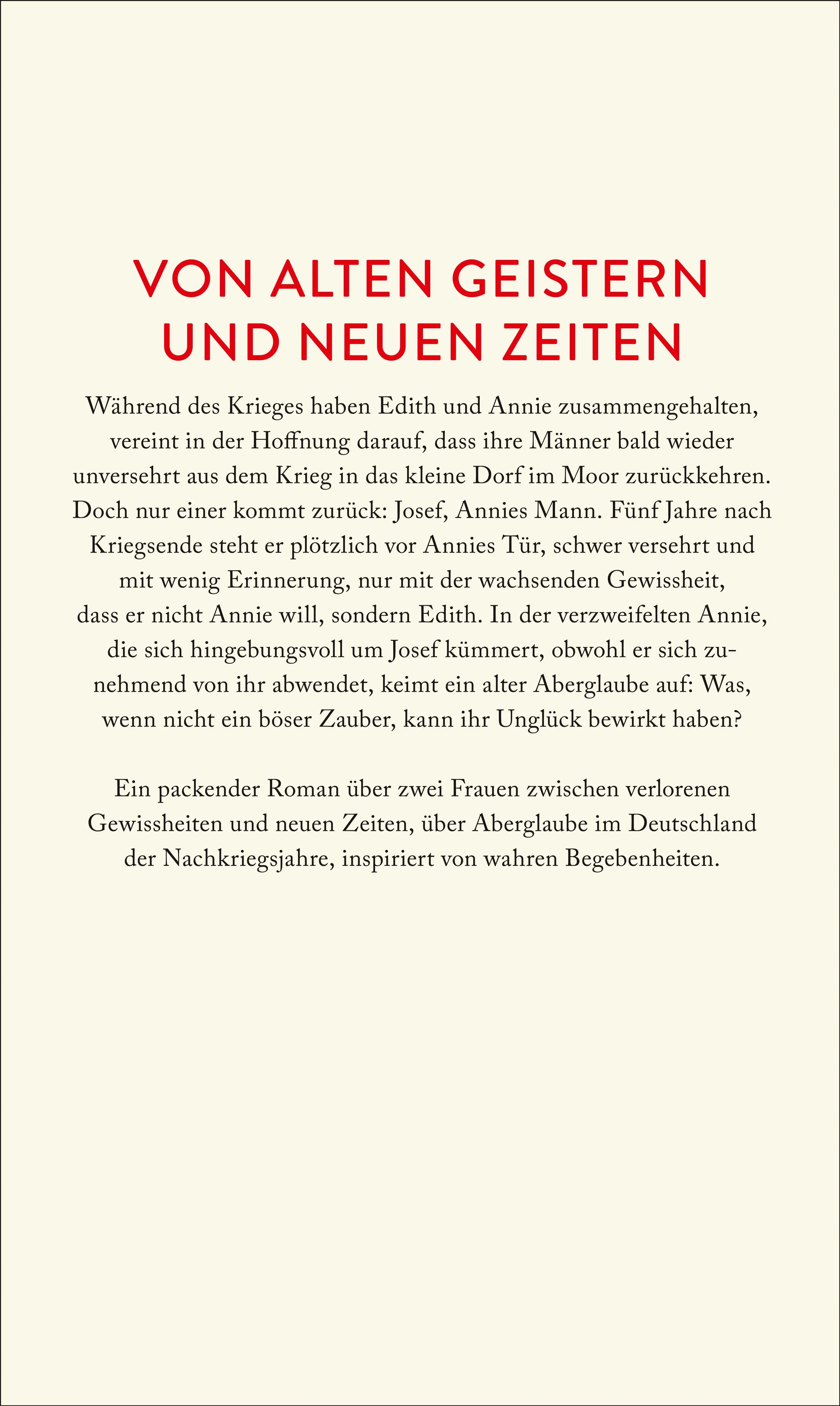 Buchrückseite von 'Als wir an Wunder glaubten' mit Klappentext - Gebundene Ausgabe