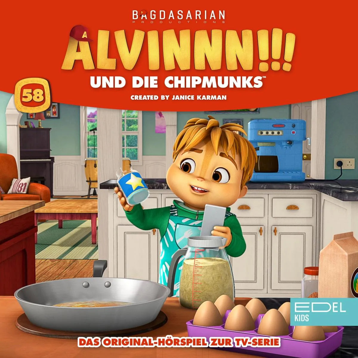 Cover: Alvin und die Chipmunks, Folge 58 (Hörbuch Download) von Heinz Burghardt
