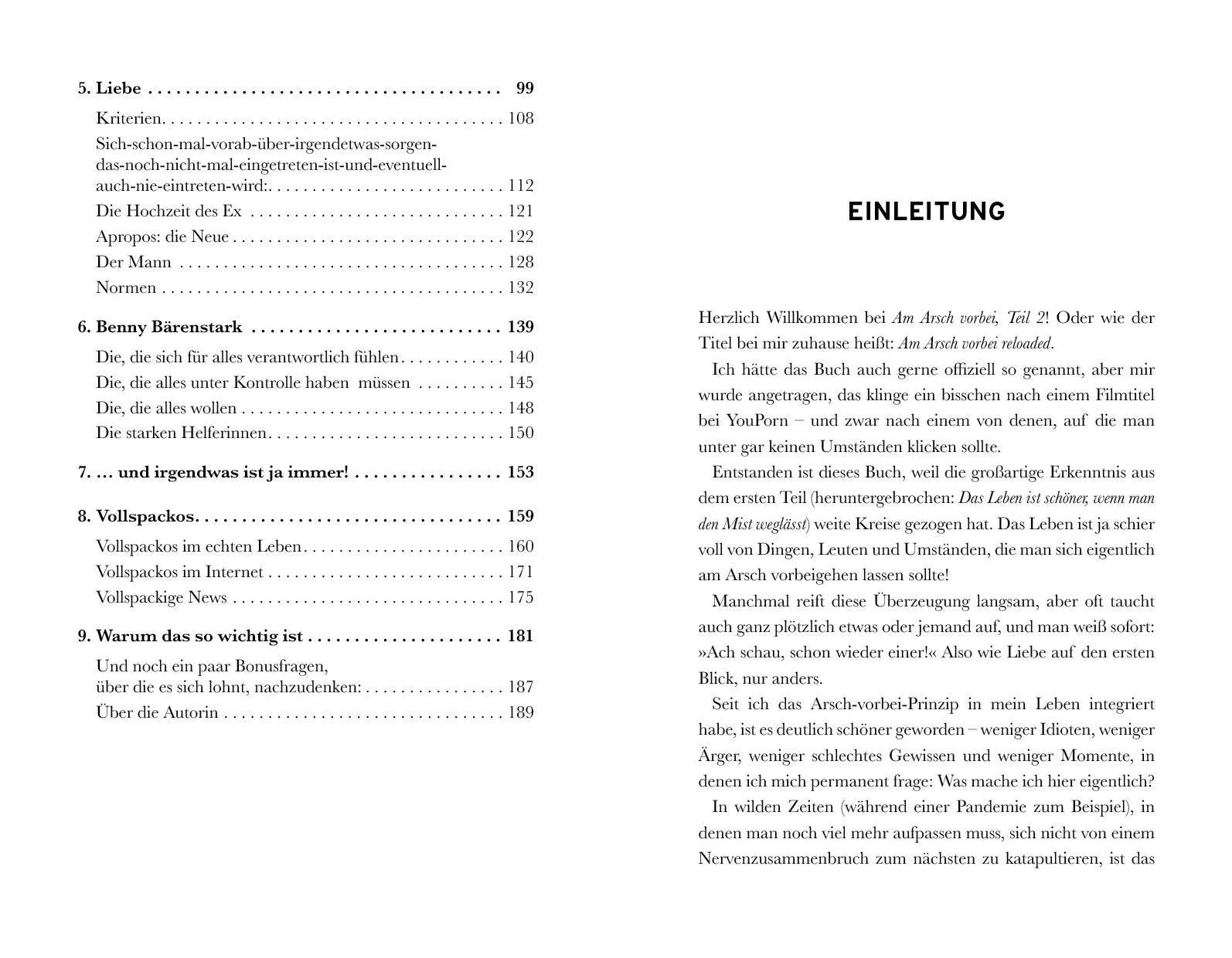 Innenansicht von 'Am Arsch vorbei geht auch ein Weg - Jetzt erst recht' - Taschenbuch