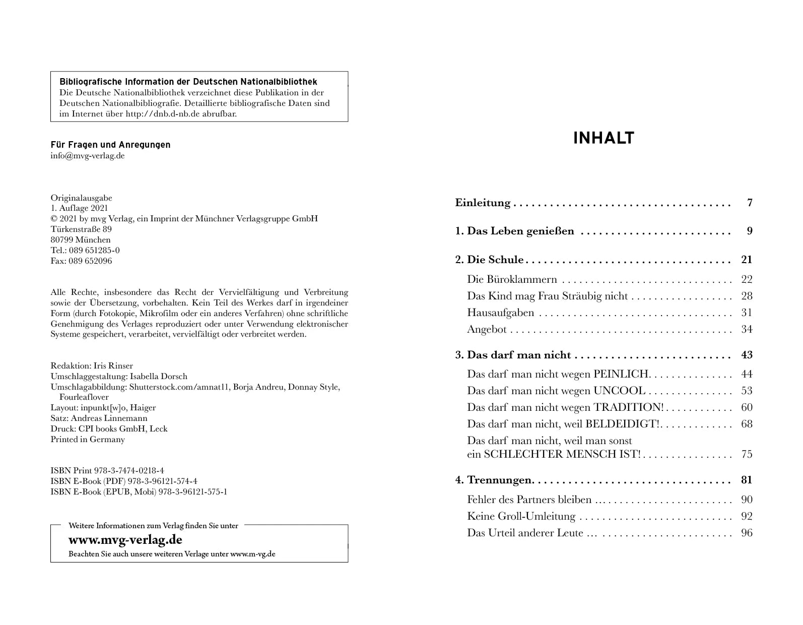 Innenansicht von 'Am Arsch vorbei geht auch ein Weg - Jetzt erst recht' - Taschenbuch