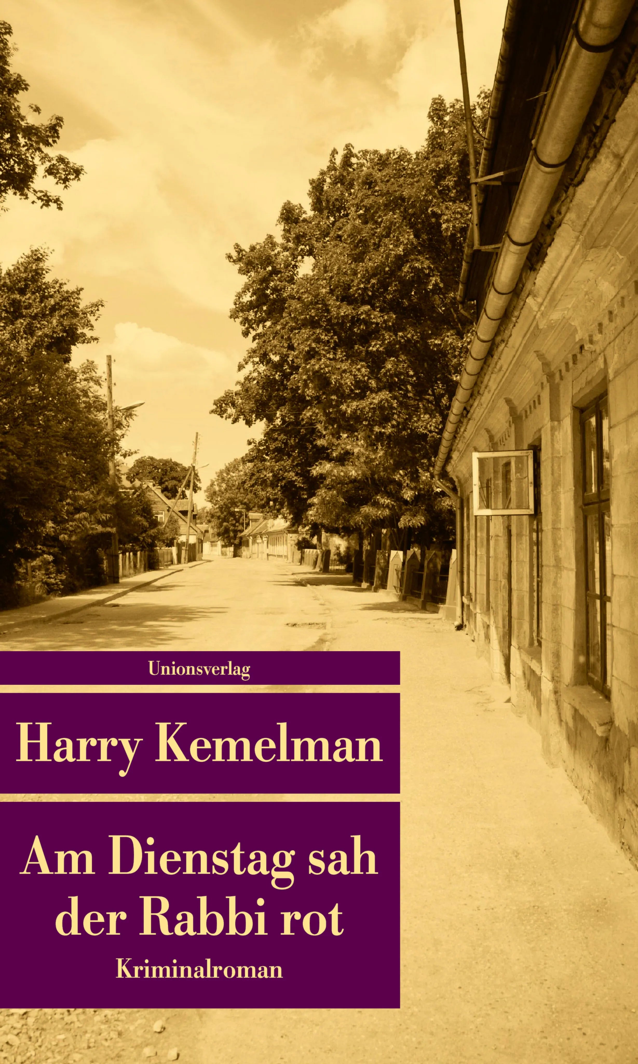 Buchcover von 'Am Dienstag sah der Rabbi rot' - Taschenbuch von Harry Kemelman