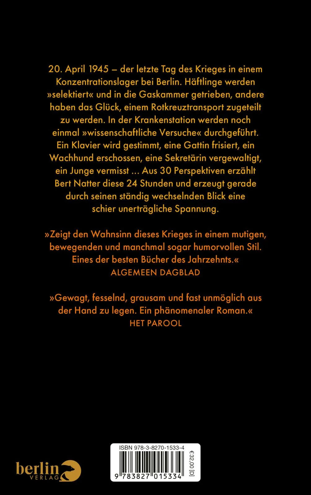 Rückseite: Am Ende des Krieges (Hardcover)