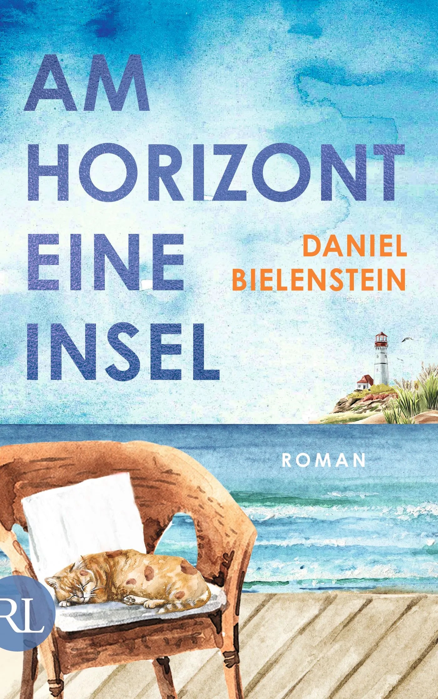 Buchcover von 'Am Horizont eine Insel' - Gebundene Ausgabe von Daniel Bielenstein