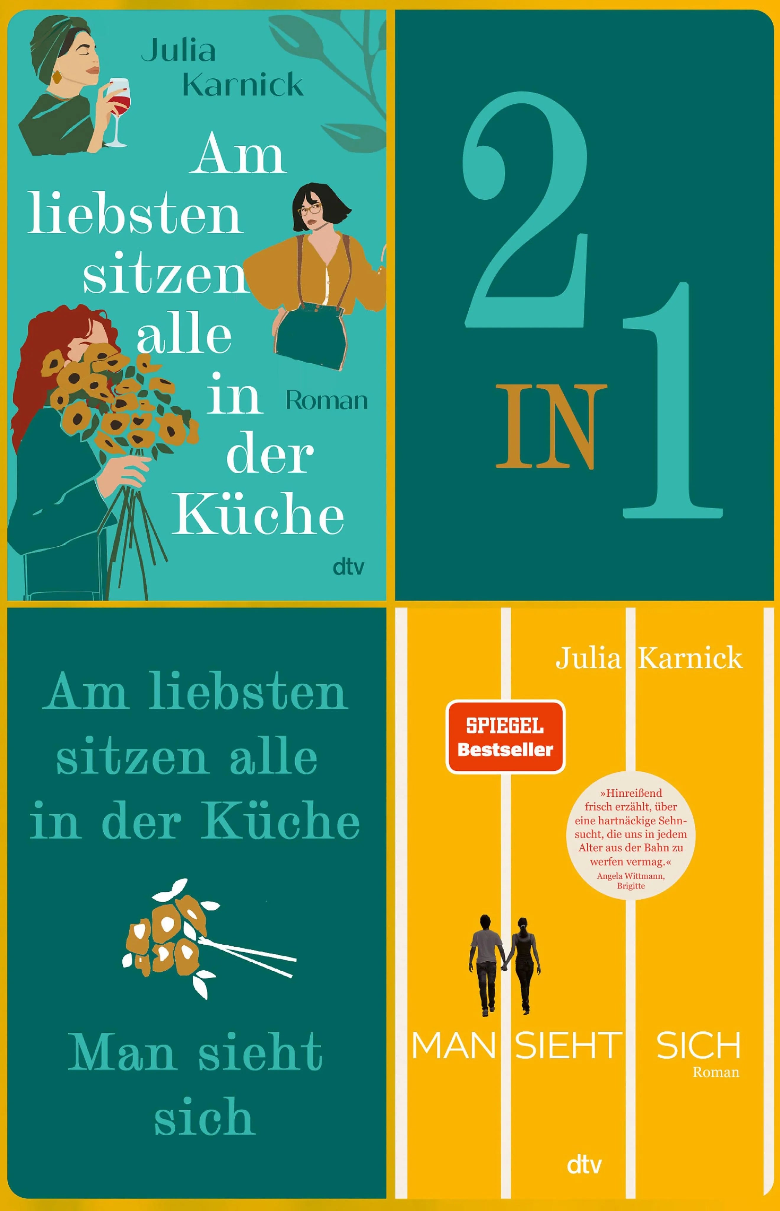 Cover: Am liebsten sitzen alle in der Küche - Man sieht sich (E-Book) von Julia Karnick