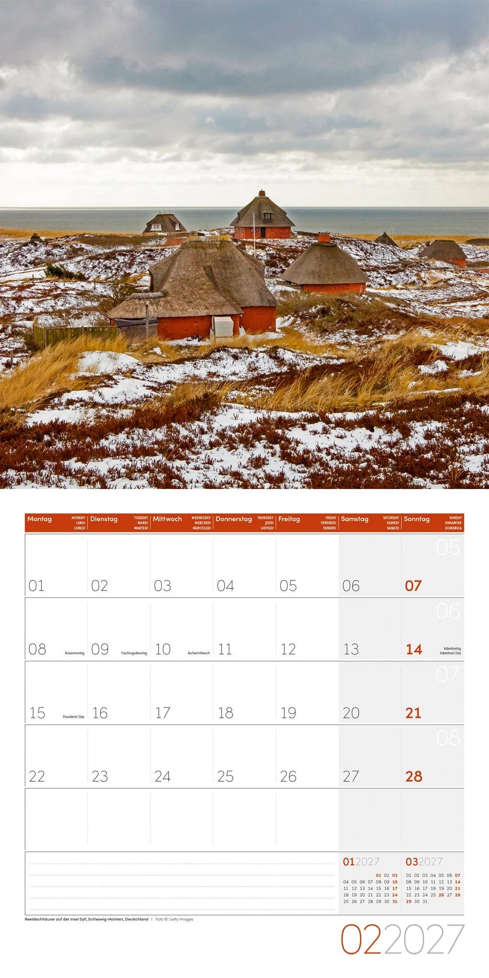 Am Meer Kalender 2027 - 30x30 - Art12 – Ansicht