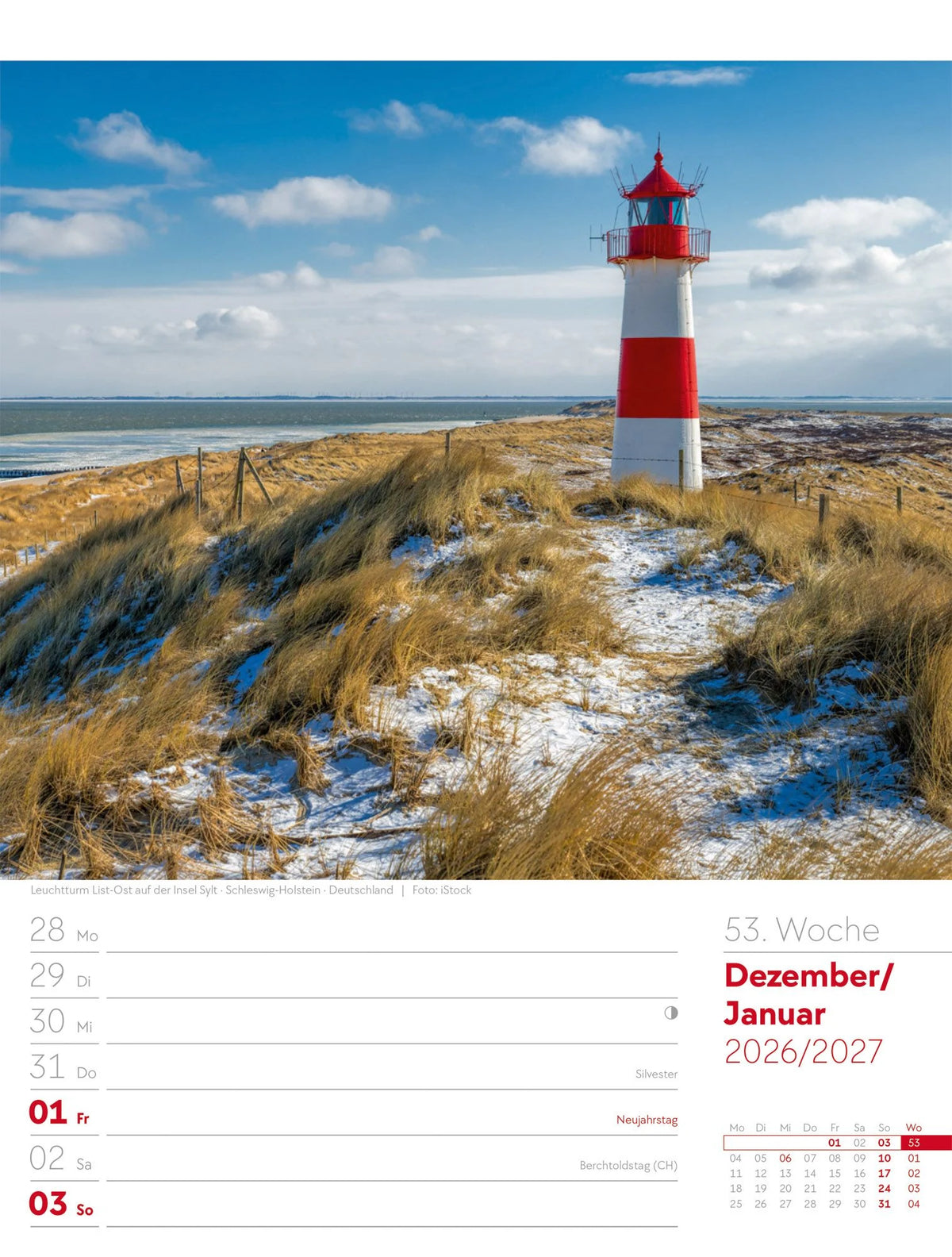 Am Meer Wochenplaner Kalender 2027 – Ansicht