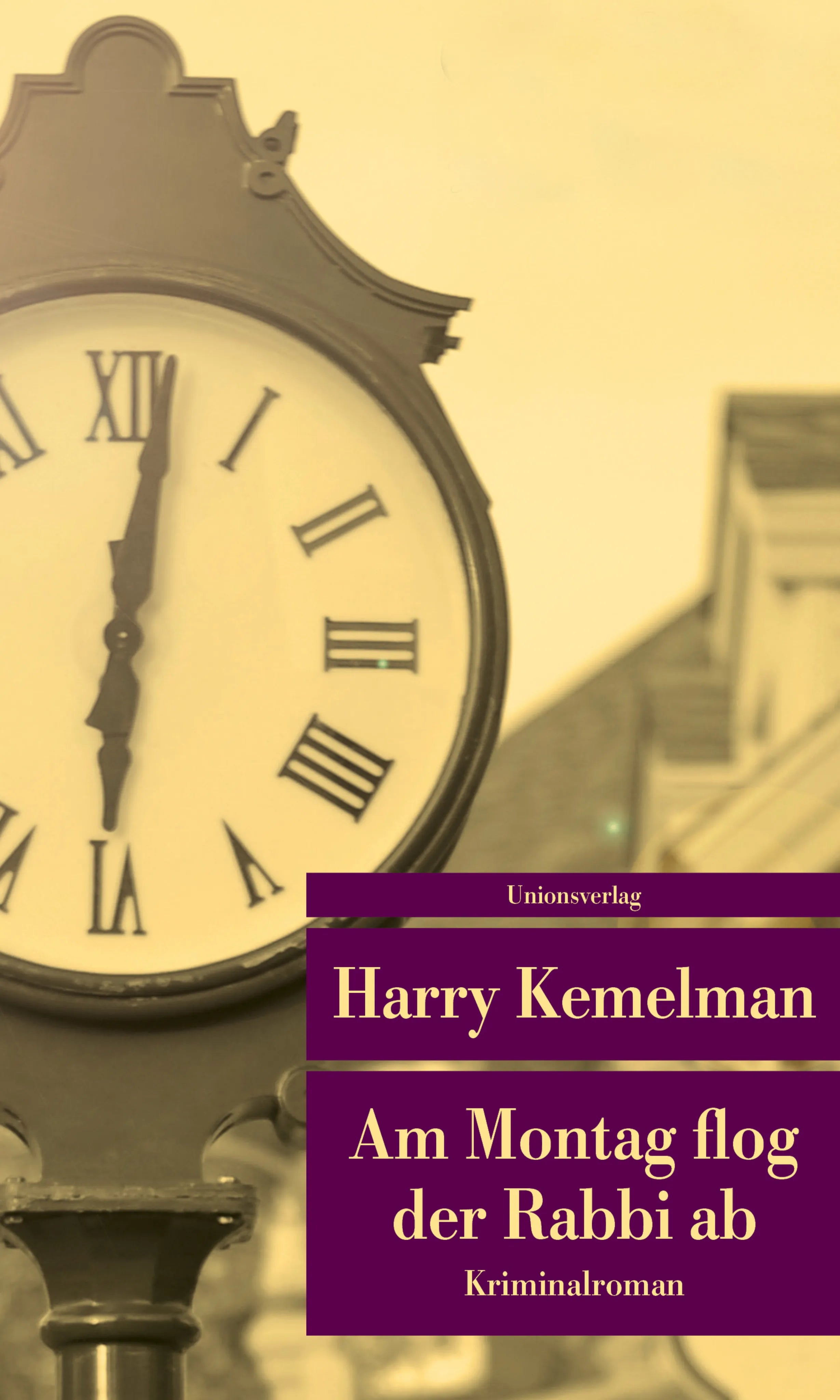 Buchcover von 'Am Montag flog der Rabbi ab' - Taschenbuch von Harry Kemelman