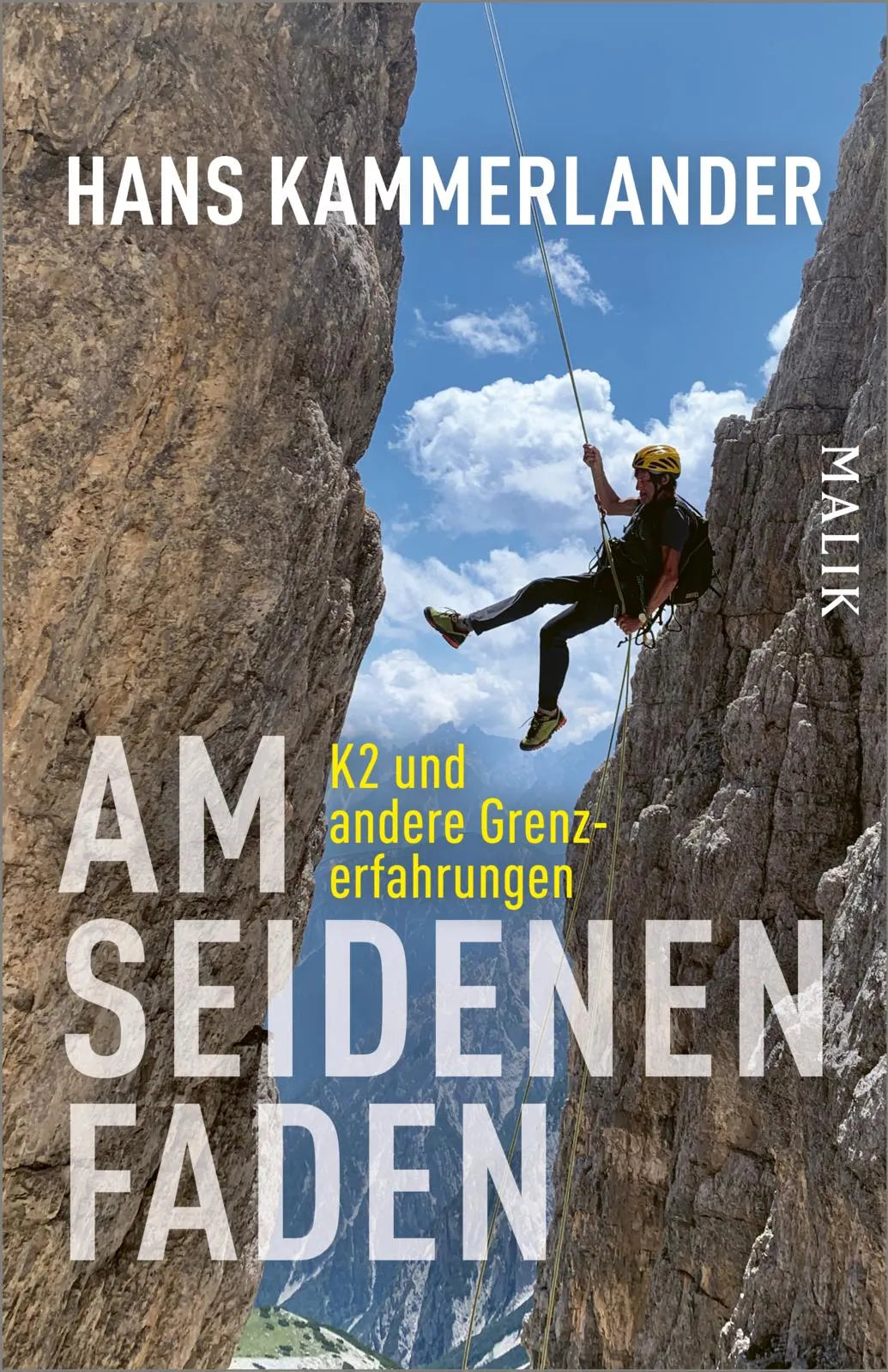 Cover: Am seidenen Faden (Taschenbuch) von Hans Kammerlander