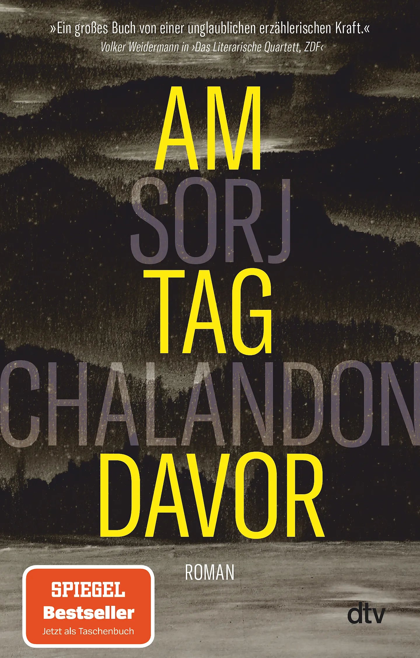 Buchcover von 'Am Tag davor' - Taschenbuch von Sorj Chalandon